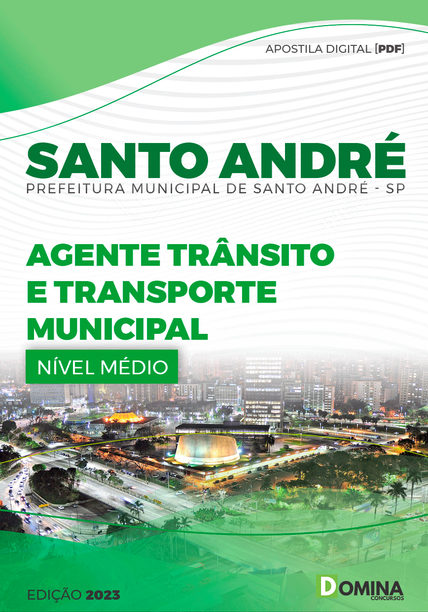 Apostila Pref Santo André SP 2023 Agente Trânsito Transporte