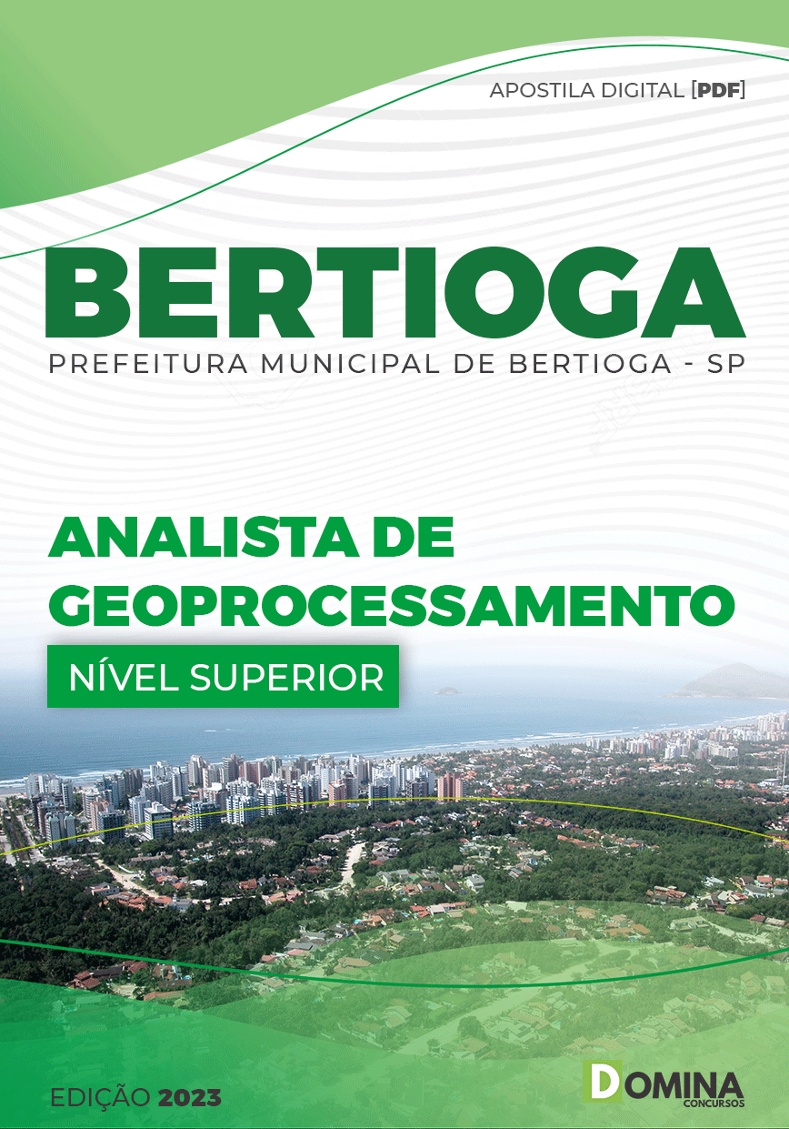 Apostila Pref Bertioga SP 2023 Analista Geoprocessamento
