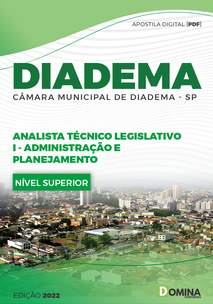 Apostila Câmara de Diadema SP 2023 Administração e Planejamento