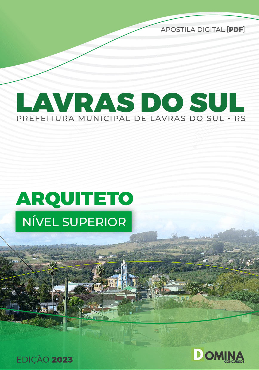 Apostila Digital Pref Lavras do Sul RS 2023 Arquiteto