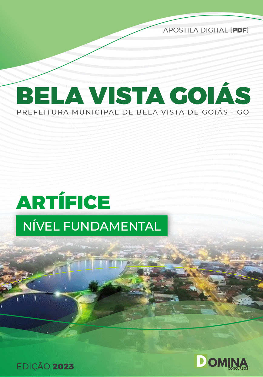 Apostila Concurso Pref Bela Vista GO 2023 Artífice