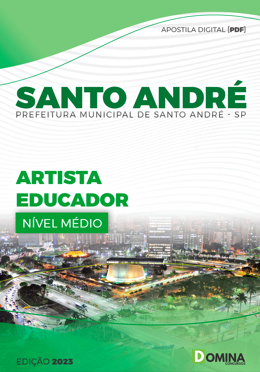 Apostila Digital Pref Santo André SP 2023 Artista Educador