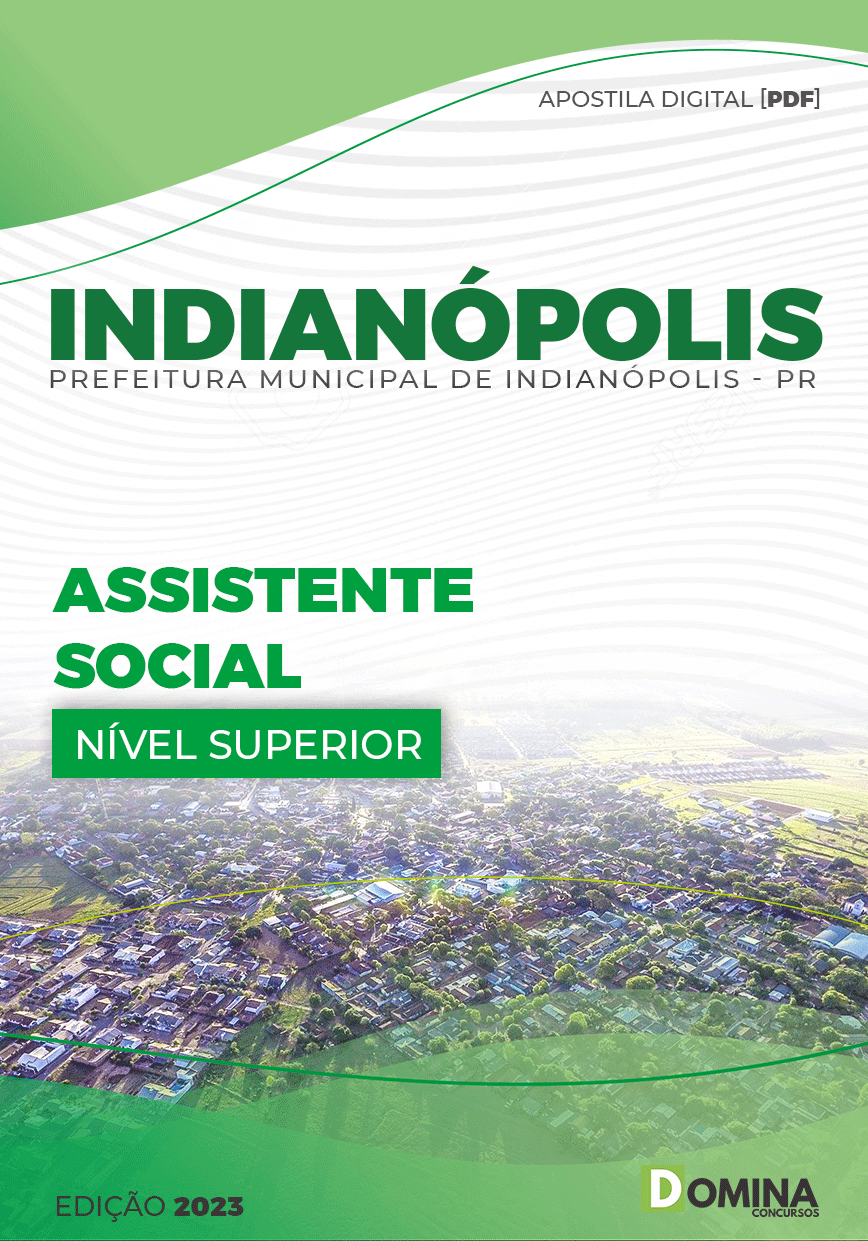 Apostila Digital Pref Indianópolis PR 2023 Assistente Social