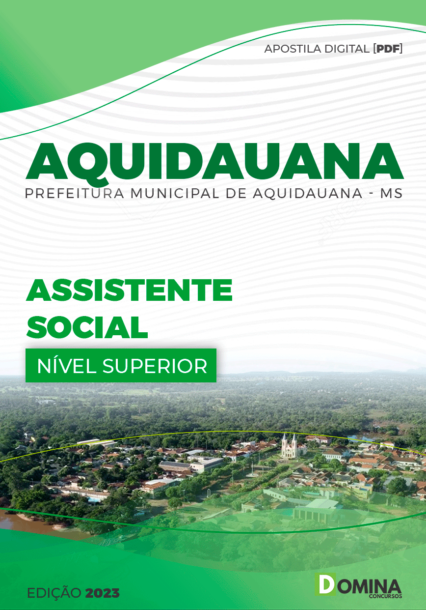 Apostila Pref Aquidauana MS 2023 Assistente Social