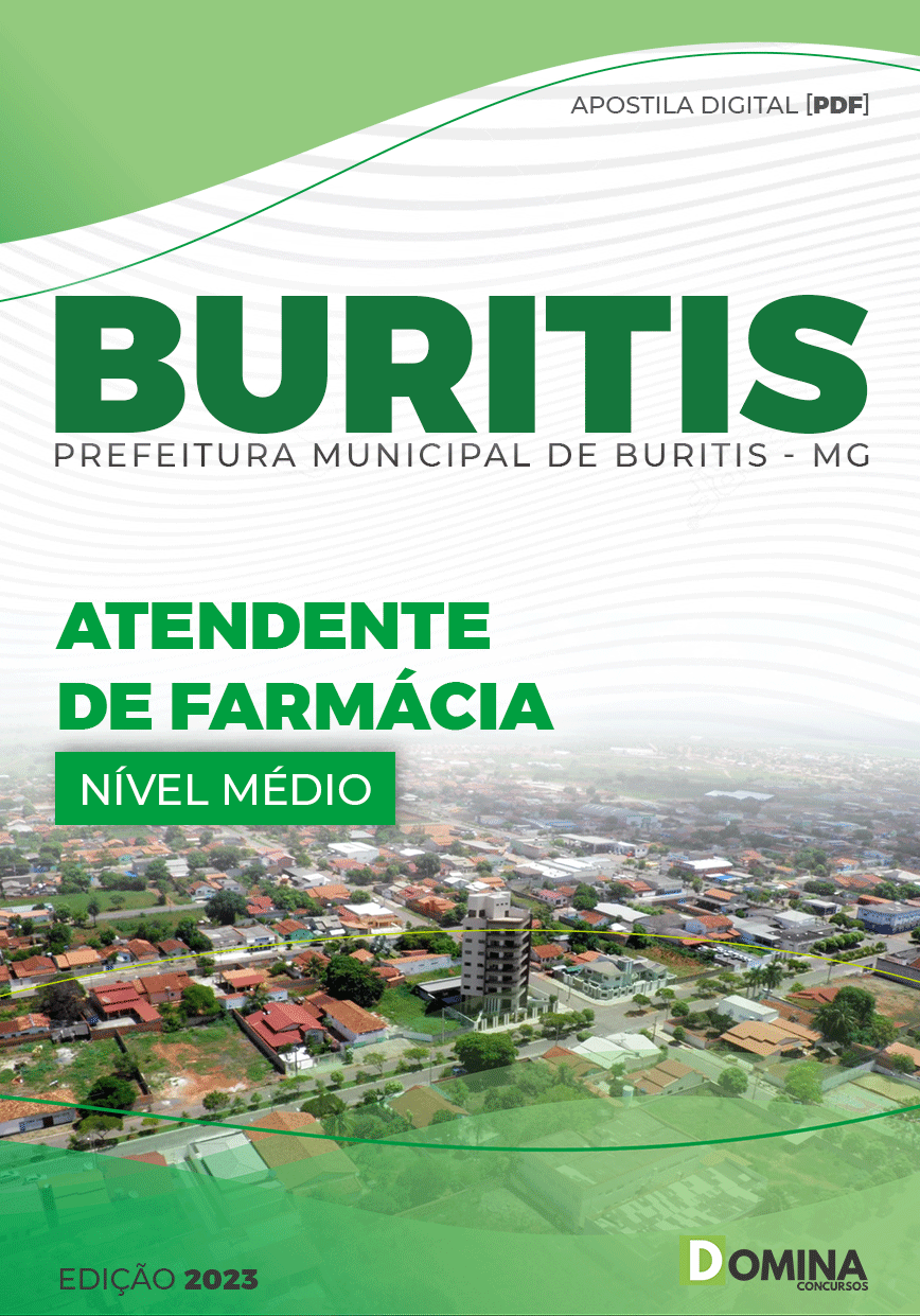 Apostila Concurso Pref Buritis MG 2023 Atendente Farmácia