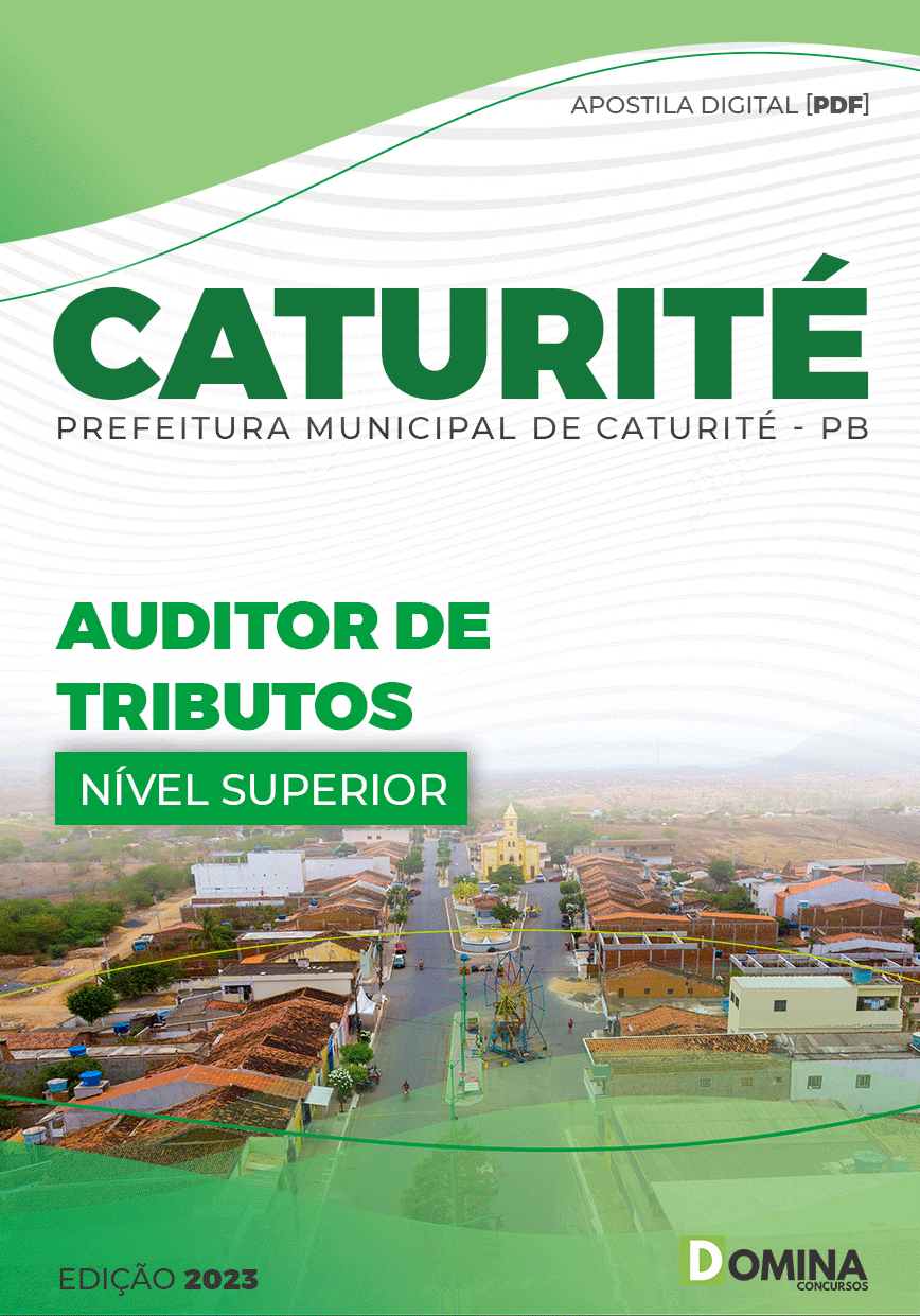Apostila Concurso Pref Caturité PB 2023 Auditor Tributos