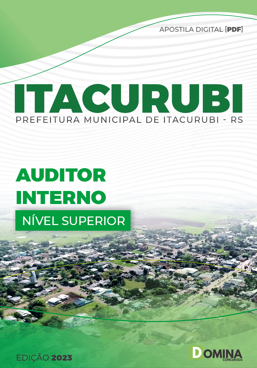Apostila Digital Pref Itacurubi RS 2023 Auditor Interno