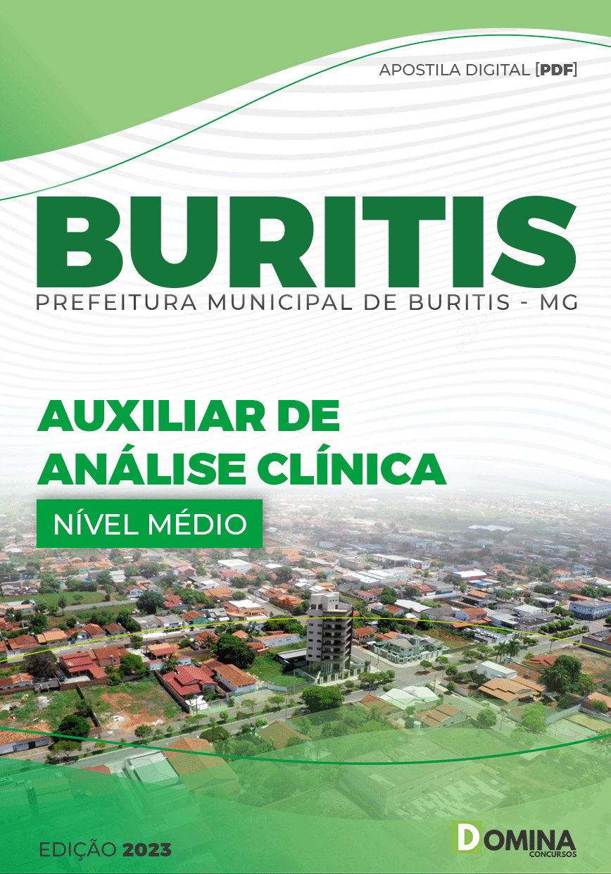 Apostila Pref Buritis MG 2023 Auxiliar Analises Clínicas