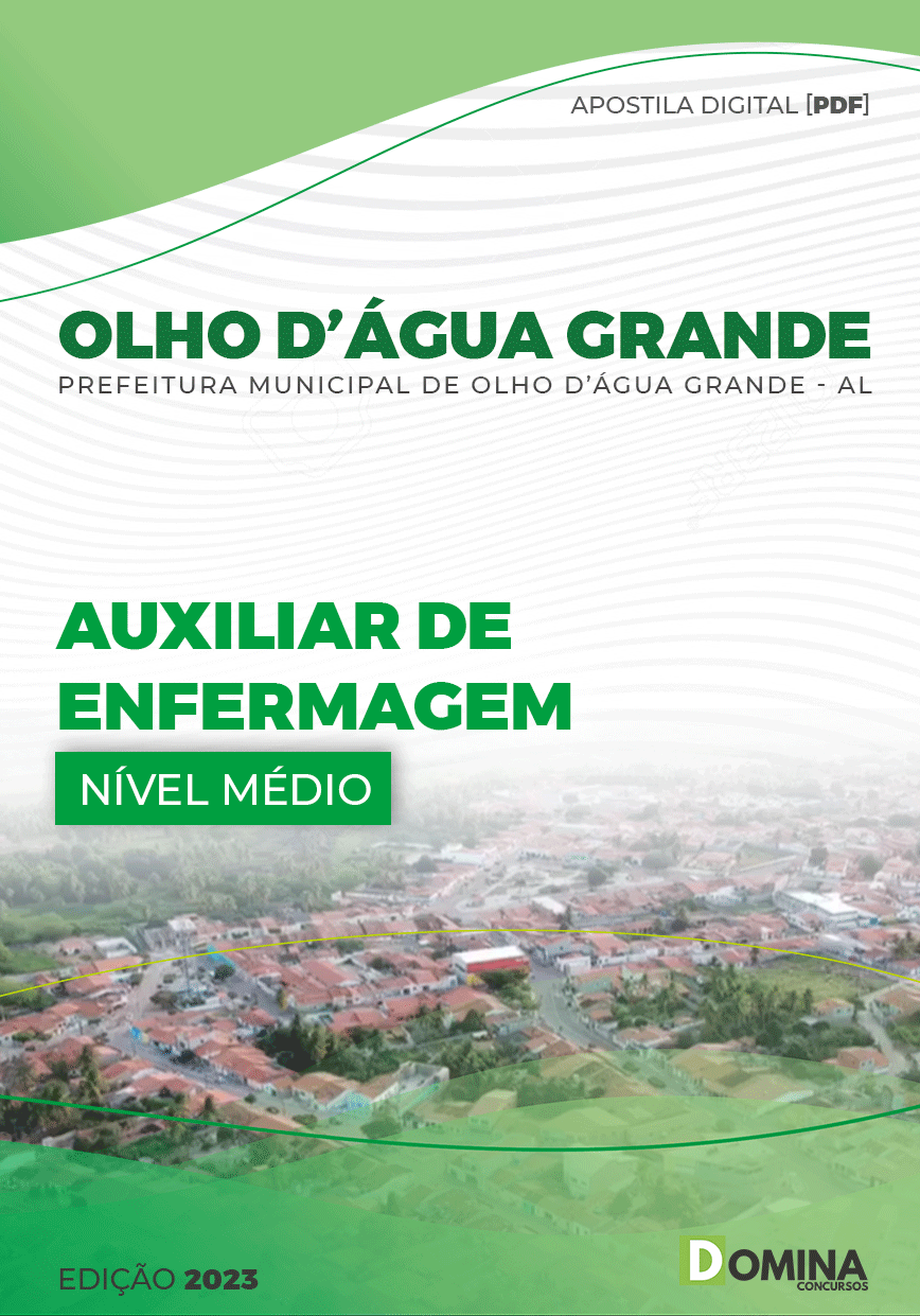 Apostila Pref Olho D’Água Grande AL 2023 Auxiliar Enfermagem