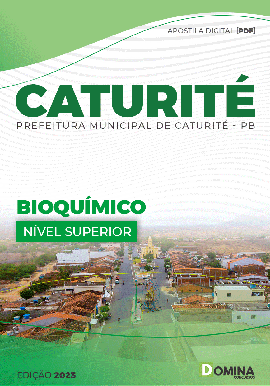 Apostila Concurso Pref Caturité PB 2023 Bioquímico