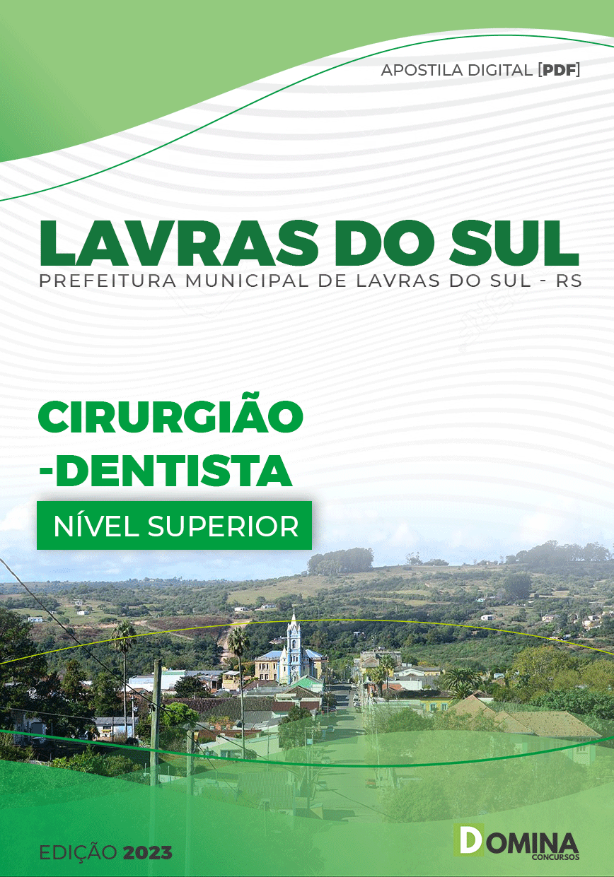 Apostila Digital Pref Lavras do Sul RS 2023 Cirurgião Dentista