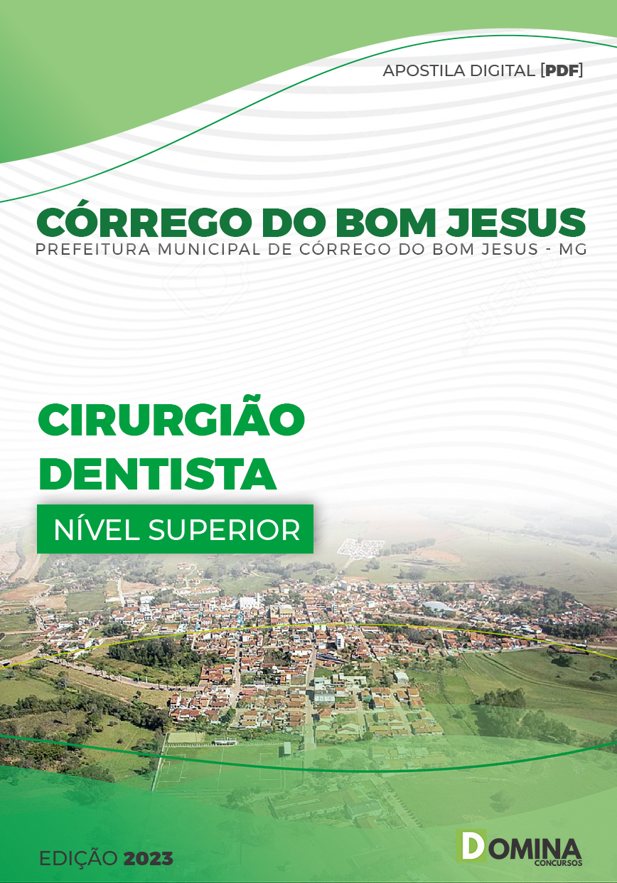 Apostila Pref Córrego Bom Jesus MG 2023 Cirurgião Dentista