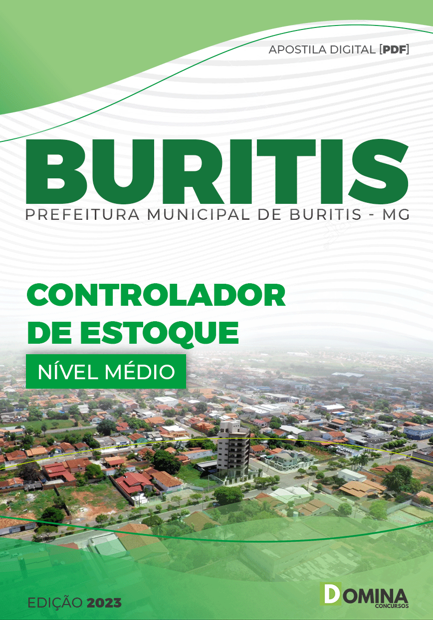 Apostila Concurso Pref Buritis MG 2023 Controlado Estoque