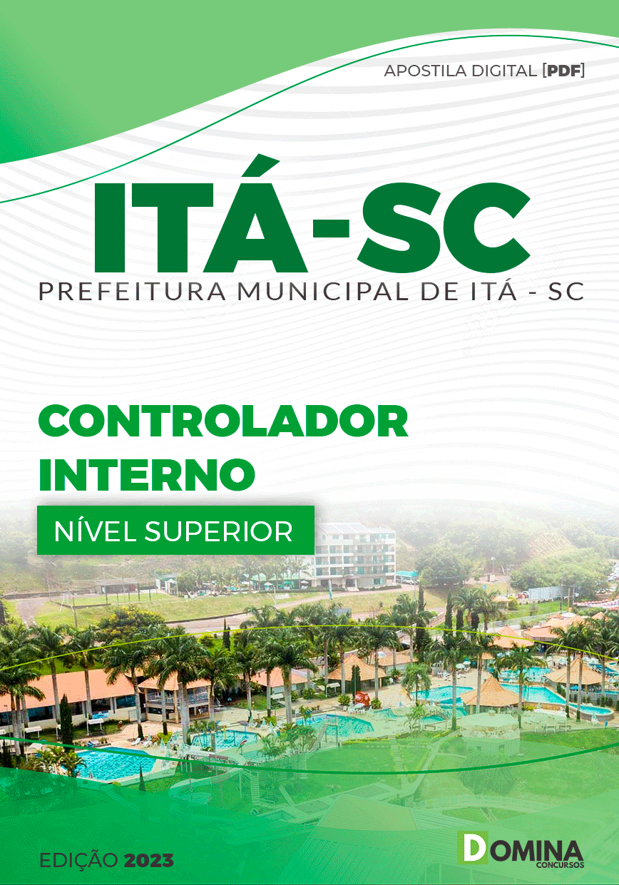 Apostila Digital Concurso Pref Itá SC 2023 Controlador Interno
