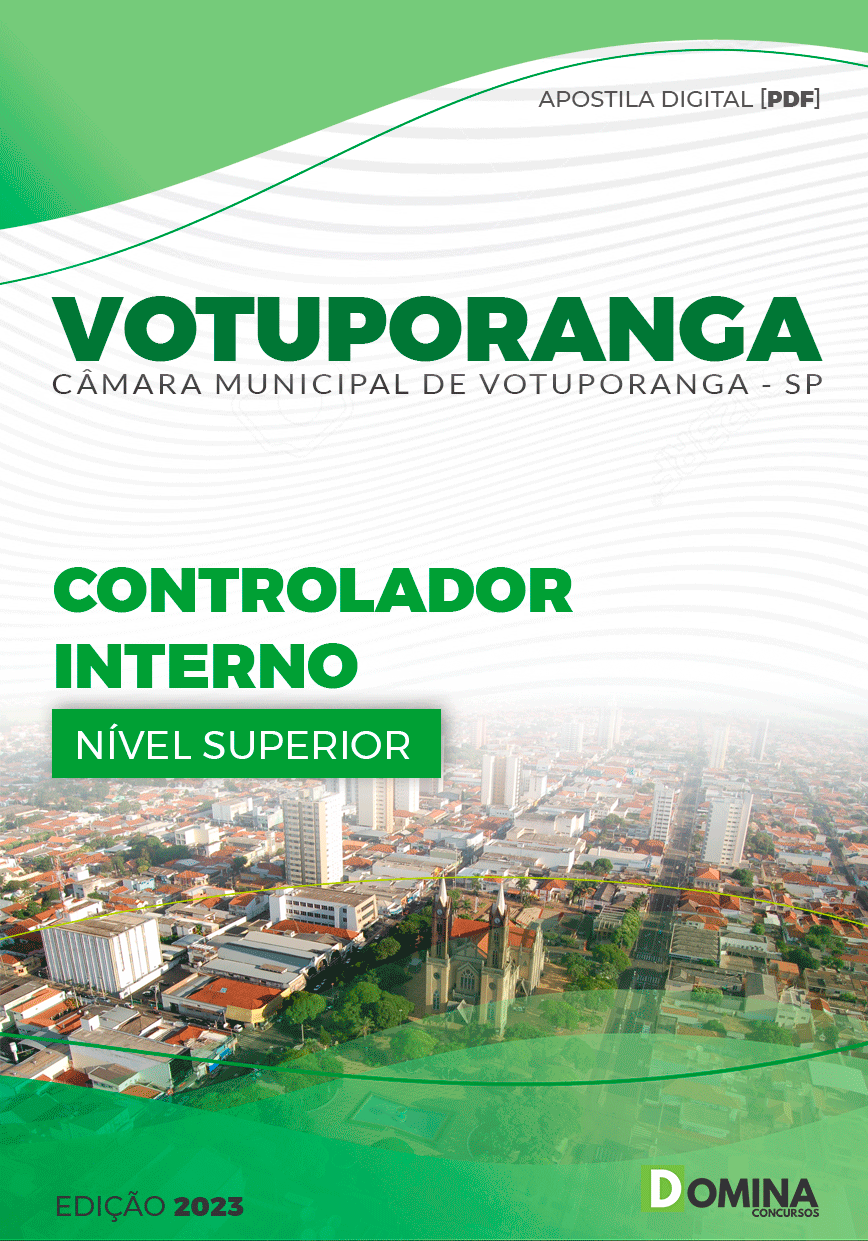 Apostila Câmara Votuporanga SP 2023 Controlador Interno