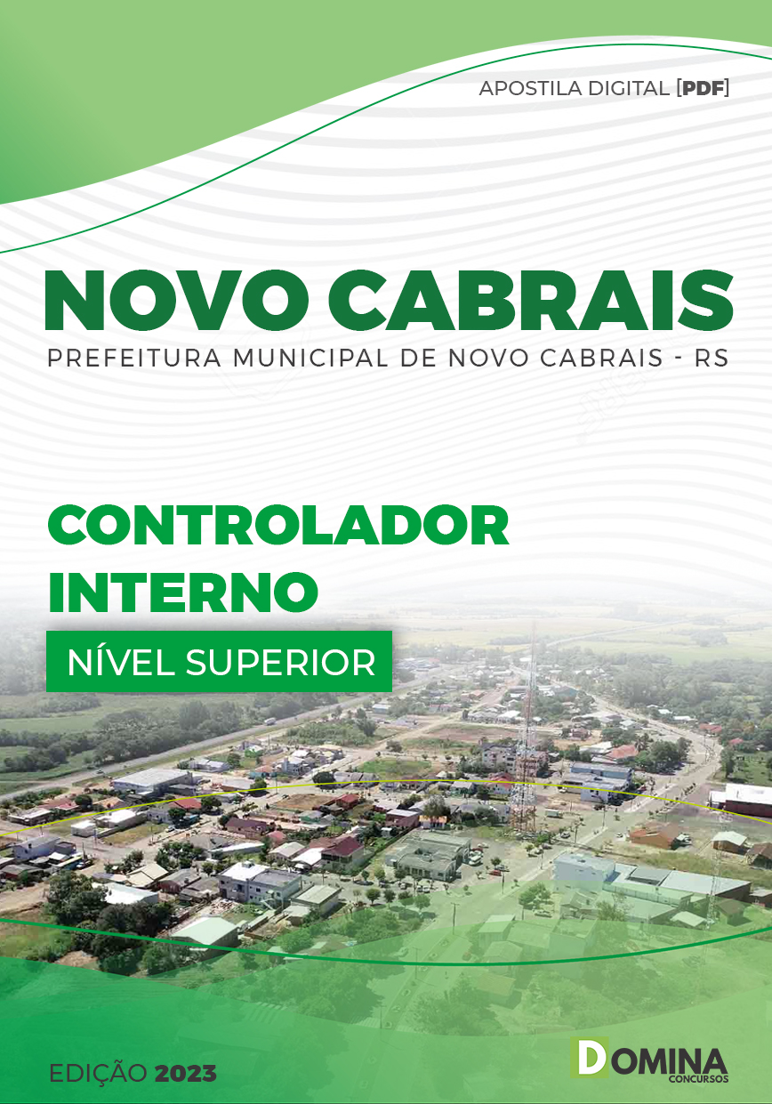 Apostila Digital Pref Novo Cabrais RS 2023 Controlador Interno