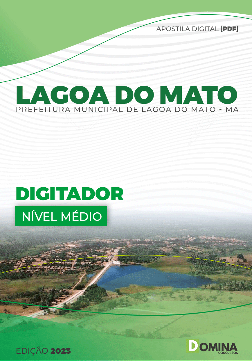 Apostila Pref Lagoa Do Mato MA 2023 Digitador