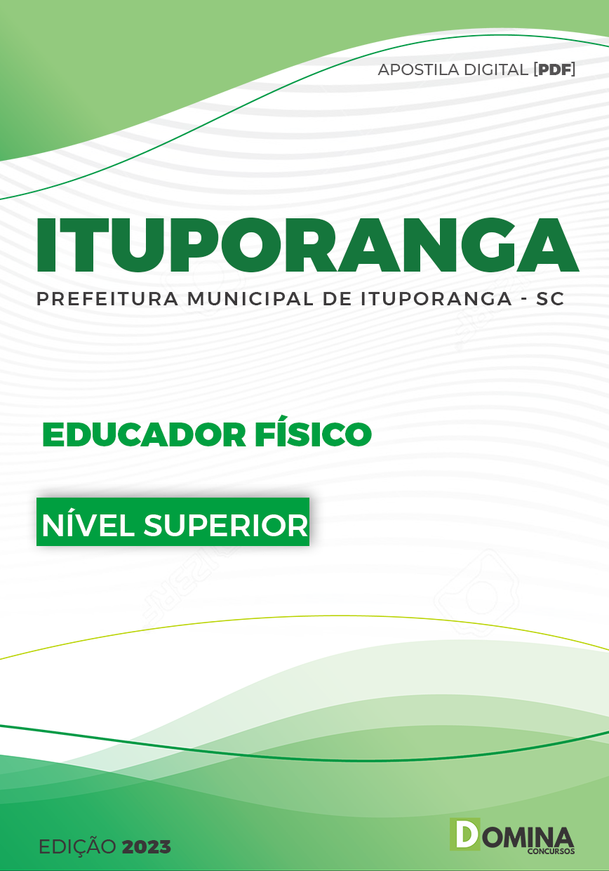 Apostila Digital Pref Ituporanga SC 2023 Educador Físico