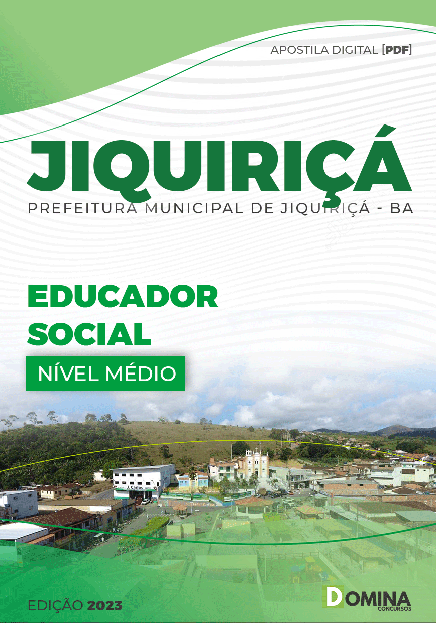 Apostila Concurso Pref Jiquiriçá BA 2023 Educador Social