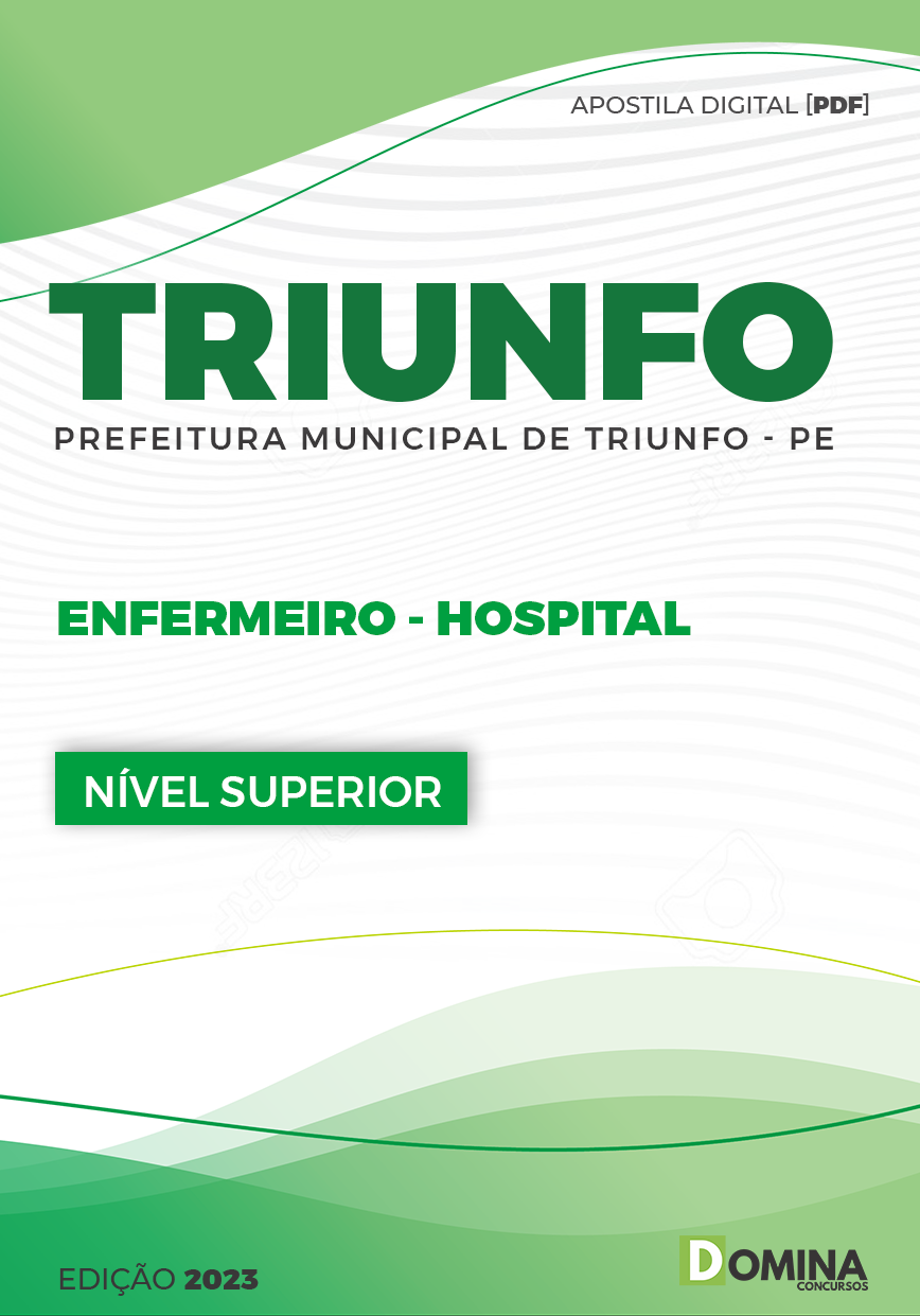 Apostila Digital Pref Triunfo PE 2023 Enfermeiro Hospital