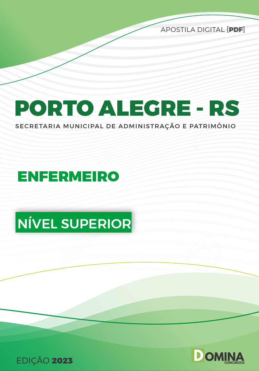 Apostila Concurso Pref Porto Alegre RS 2023 Enfermeiro