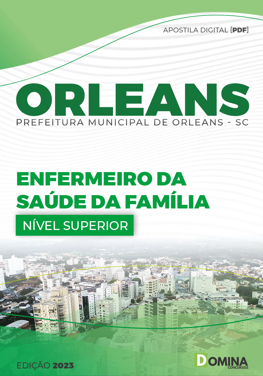 Apostila Pref Orleans SC 2023 Enfermeiro Saúde Da Família