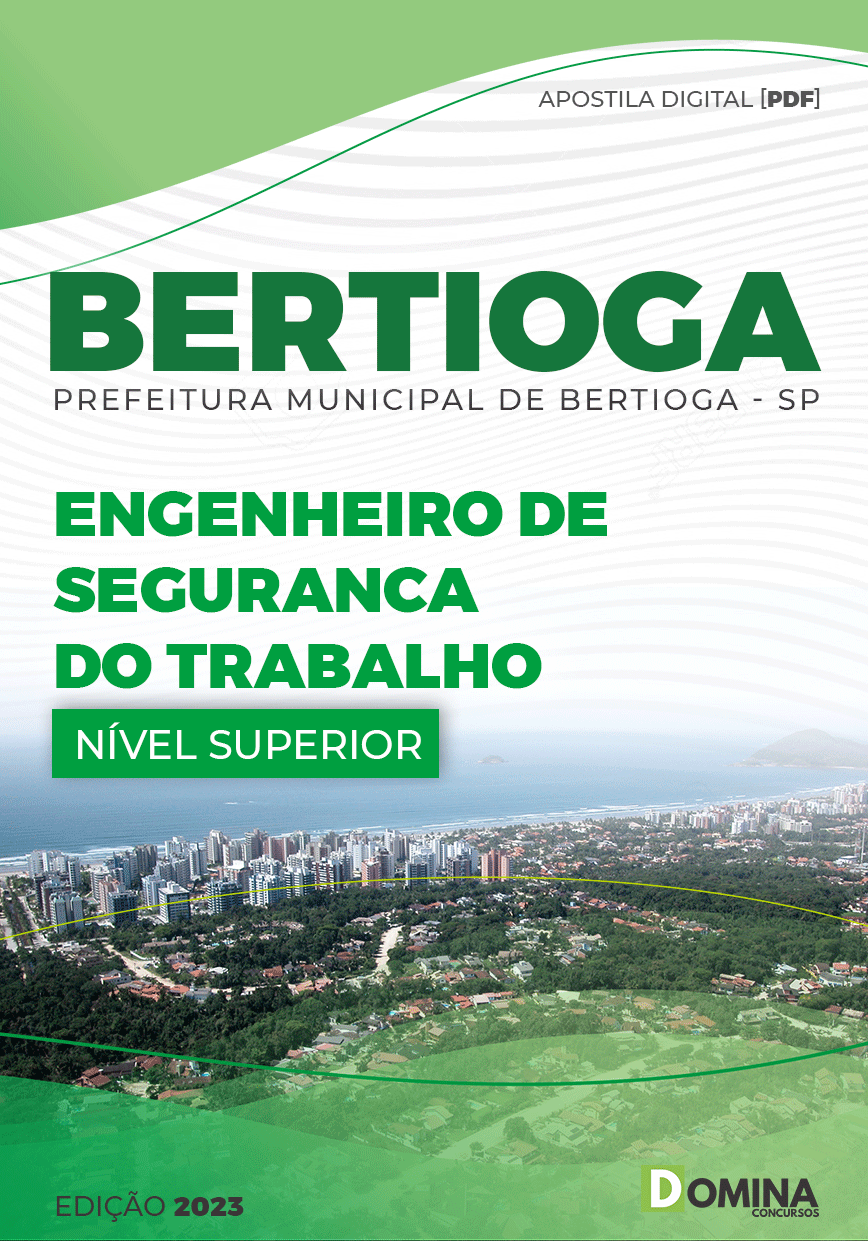 Apostila Pref Bertioga SP 2023 Engenharia Segurança Trabalho