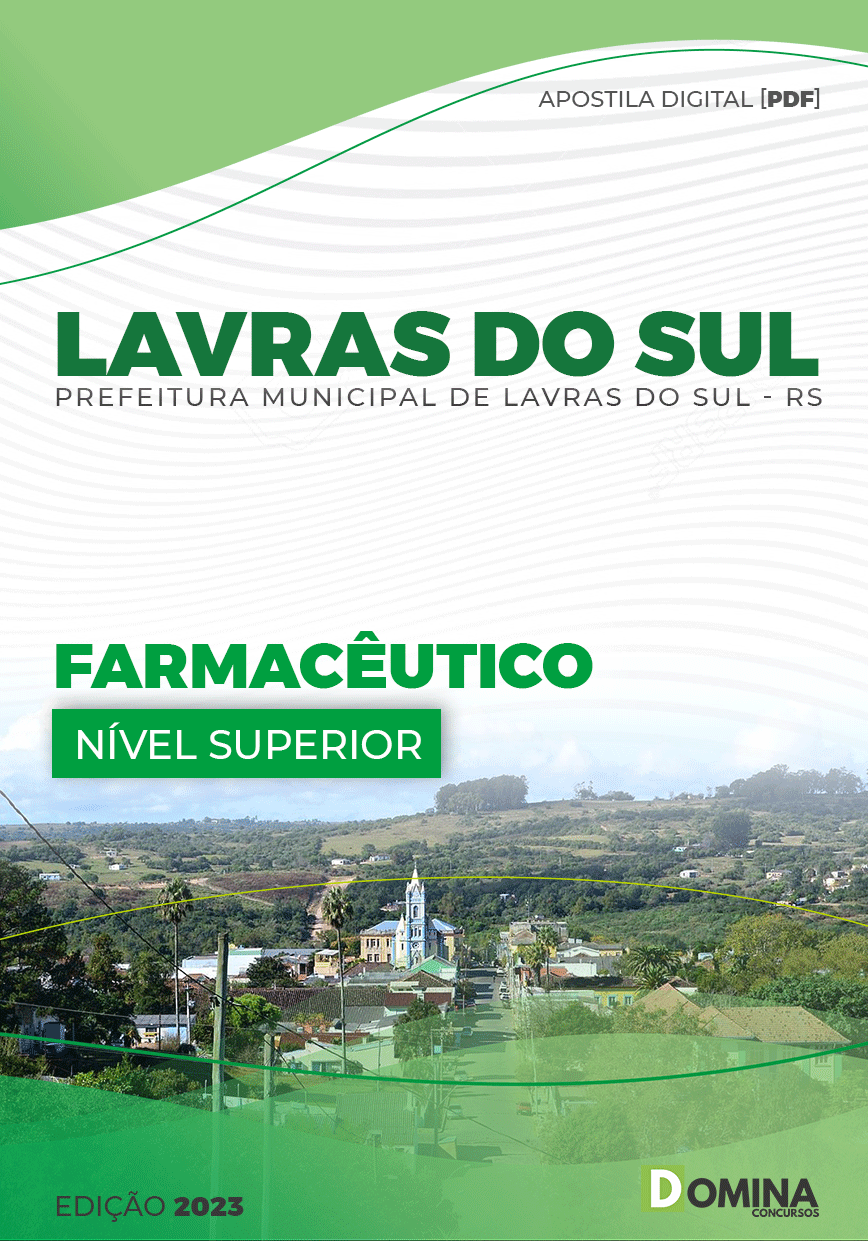 Apostila Digital Pref Lavras do Sul RS 2023 Farmacêutico