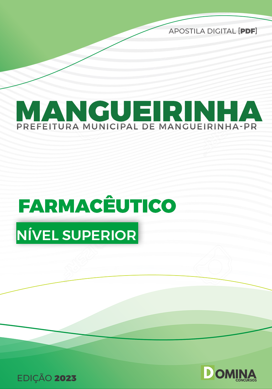 Apostila Pref Mangueirinha PR 2023 Farmacêutico