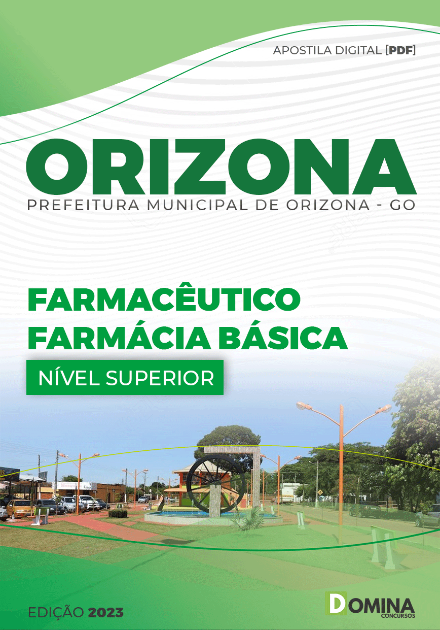 Apostila Digital Pref Orizona GO 2023 Farmacêutico