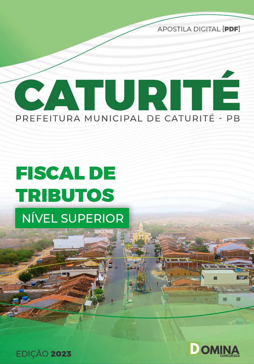 Apostila Concurso Pref Caturité PB 2023 Fiscal Tributos