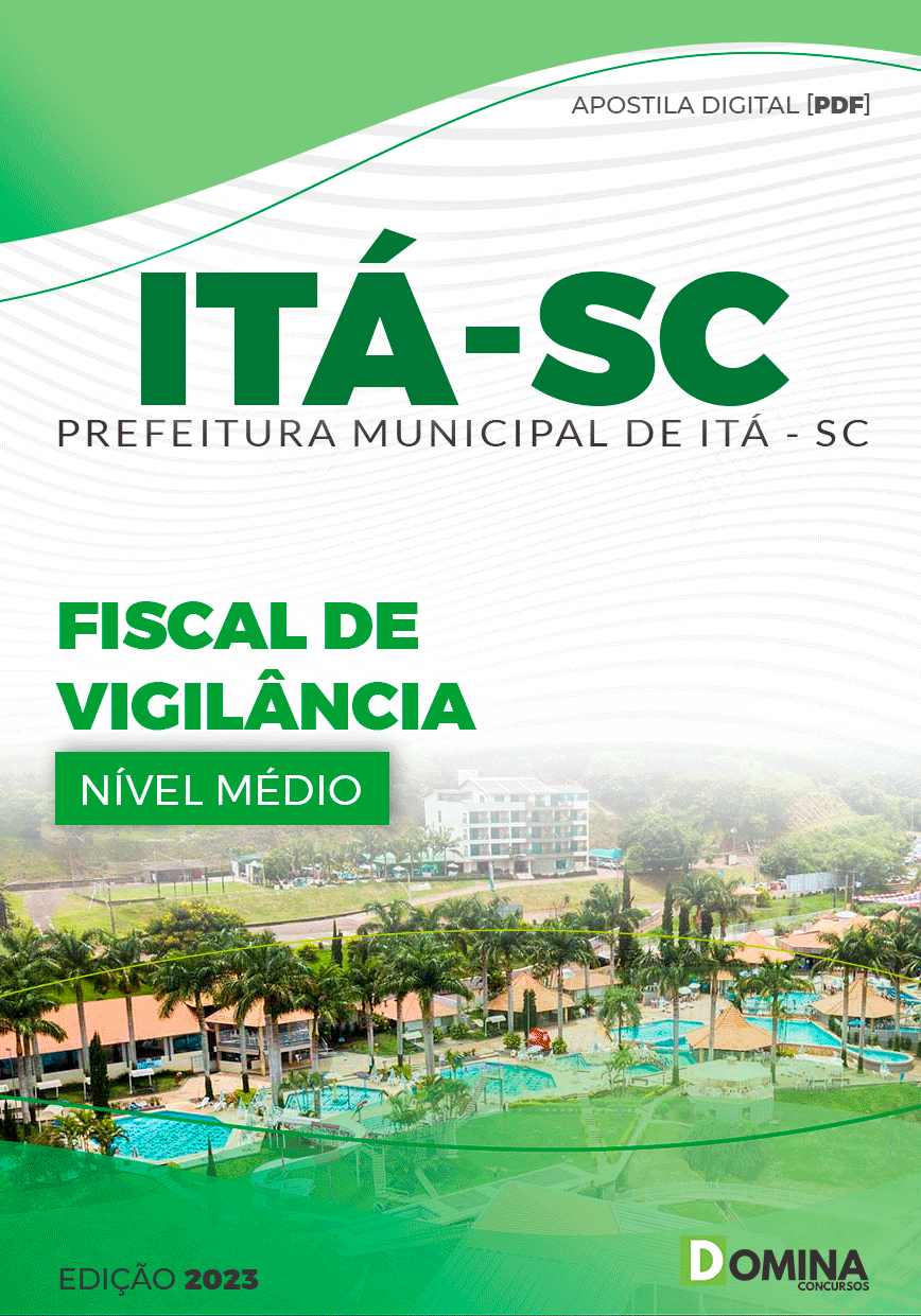 Apostila Digital Concurso Pref Itá SC 2023 Fiscal de Vigilância