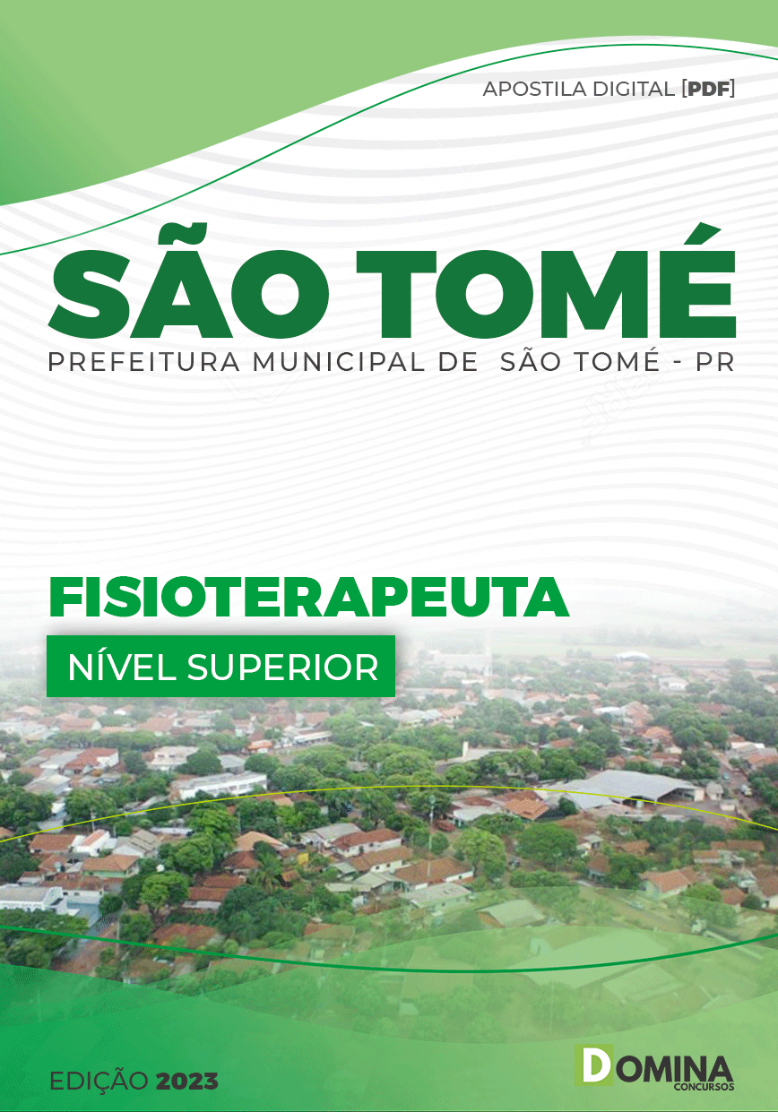 Apostila Digital Pref São Tomé PR 2023 Fisioterapeuta