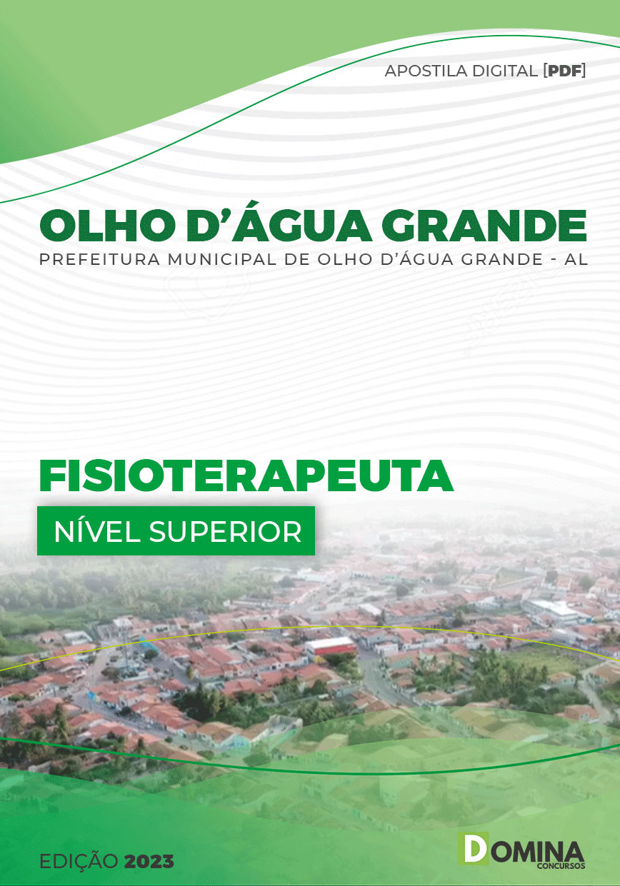 Apostila Pref Olho D’Água Grande AL 2023 Fisioterapeuta