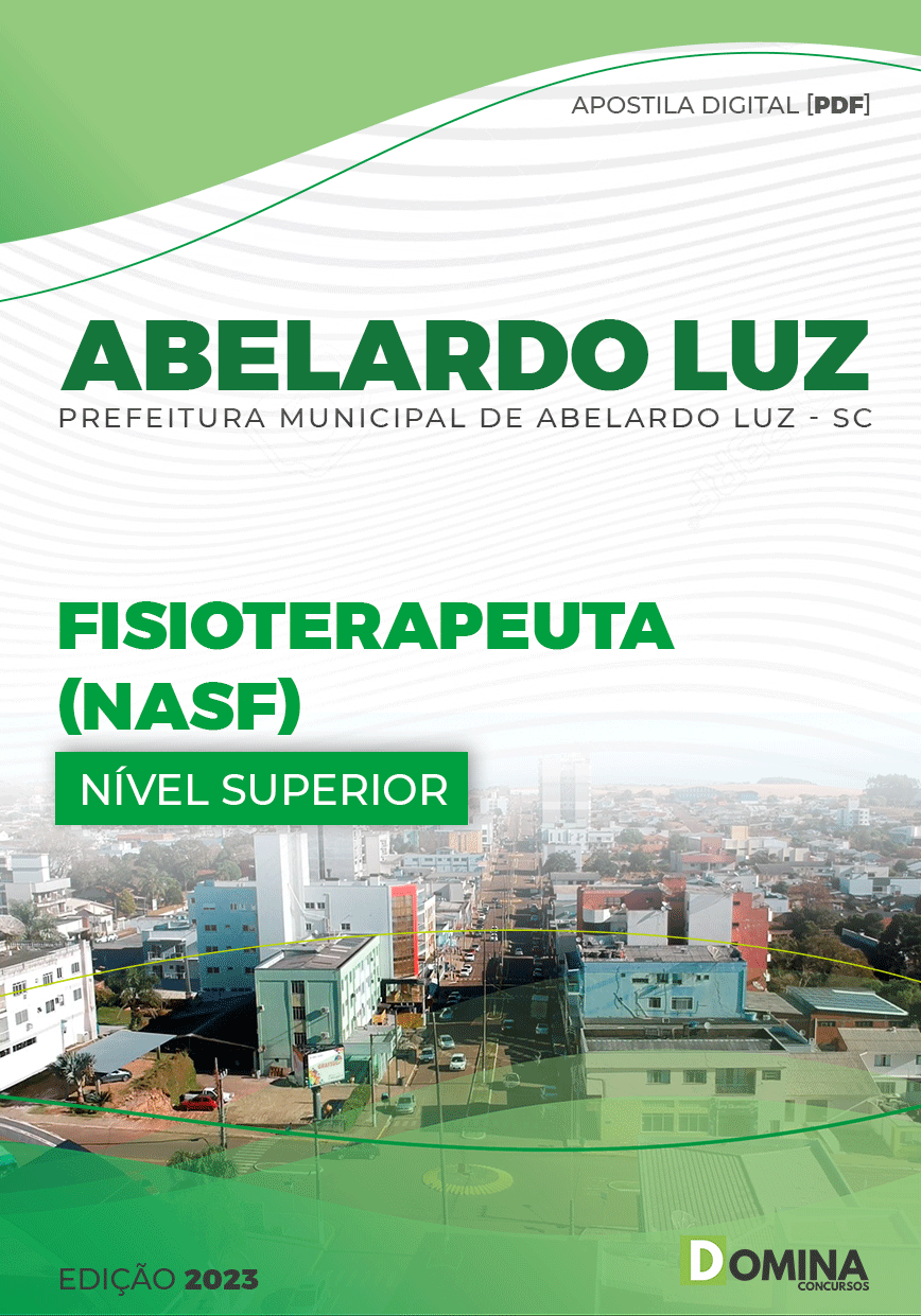 Apostila Digital Pref Abelardo Luz SC 2023 Fisioterapeuta NASF