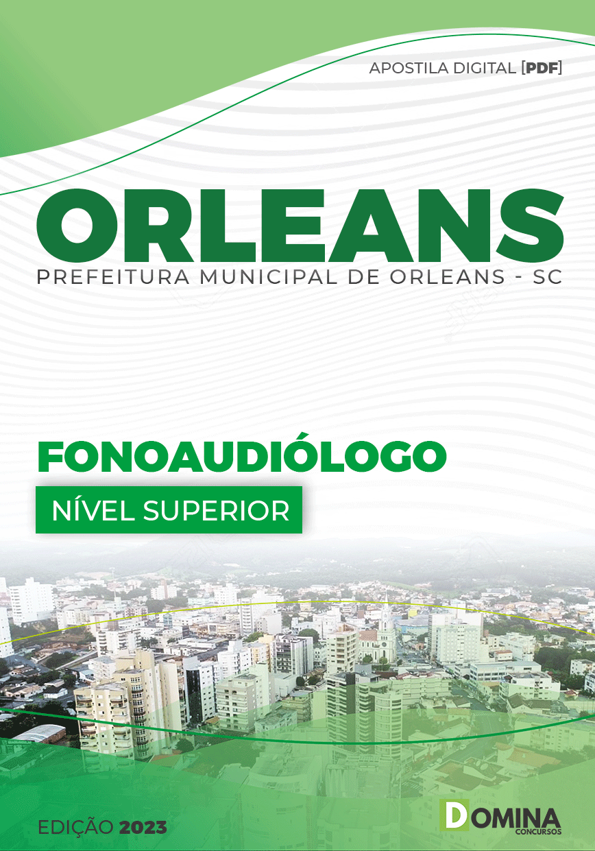 Apostila Pref Orleans SC 2023 Fonoaudiólogo