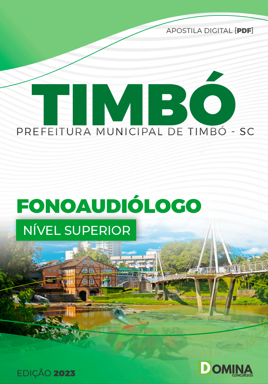 Apostila Concurso Pref Timbó SC 2023 Fonoaudiólogo