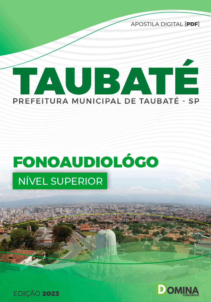 Apostila Concurso Pref Taubaté SP 2023 Fonoaudiólogo