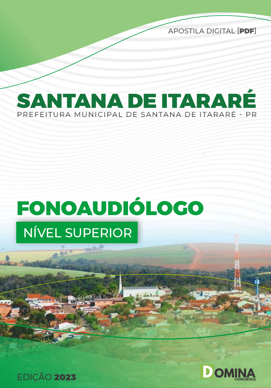 Apostila Pref Santana do Itararé PR 2023 Fonoaudiólogo