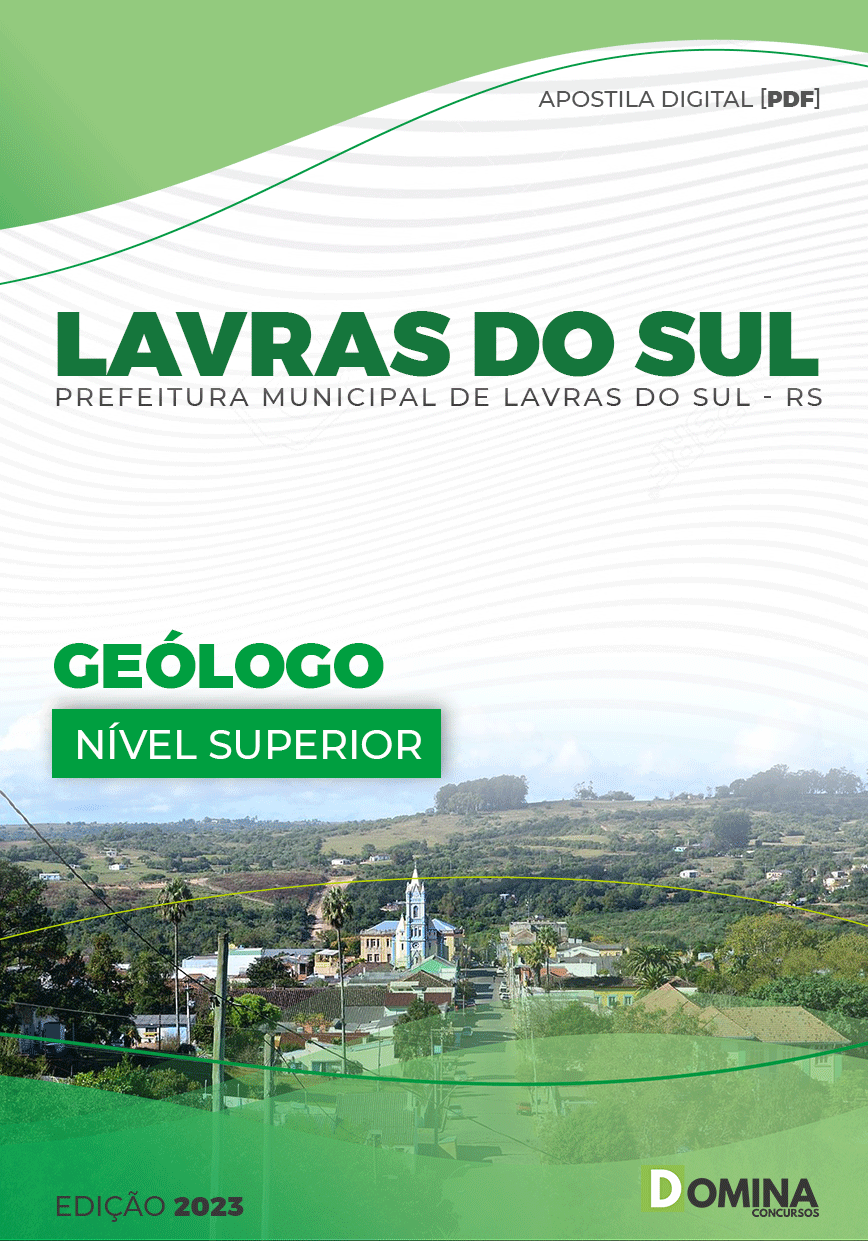 Apostila Digital Pref Lavras do Sul RS 2023 Geólogo