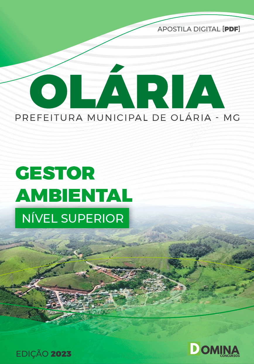 Apostila Concurso Pref Olaria MG 2023 Gestor Ambiental