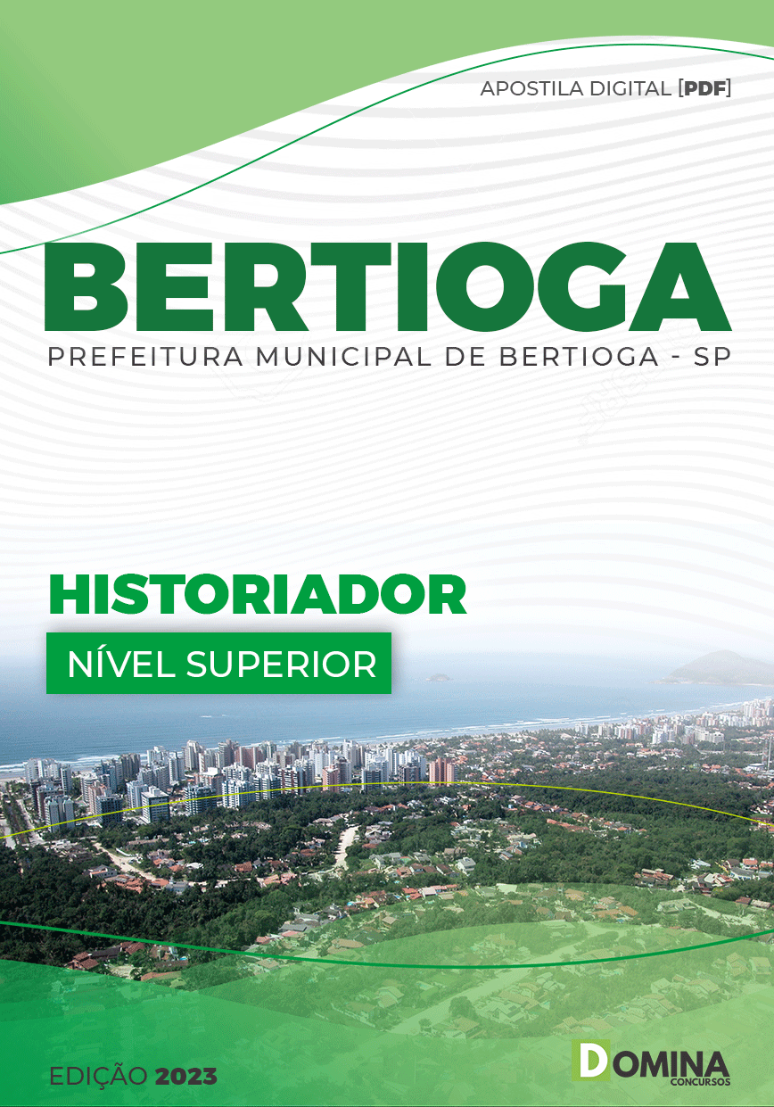 Apostila Concurso Pref Bertioga SP 2023 Historiador