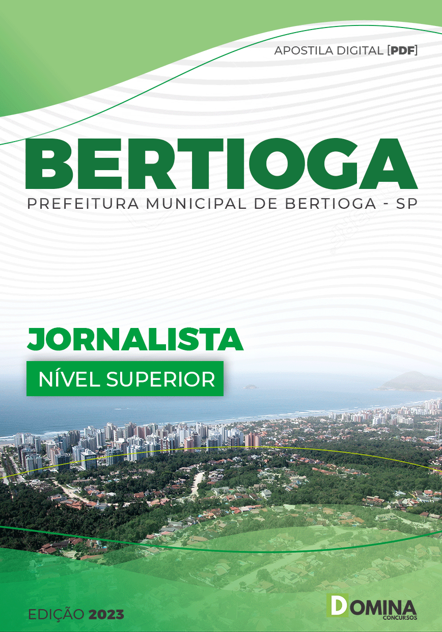 Apostila Concurso Pref Bertioga SP 2023 Jornalista