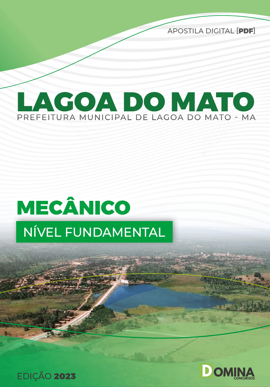 Apostila Digital Pref Lagoa Do Mato MA 2023 Mecânico