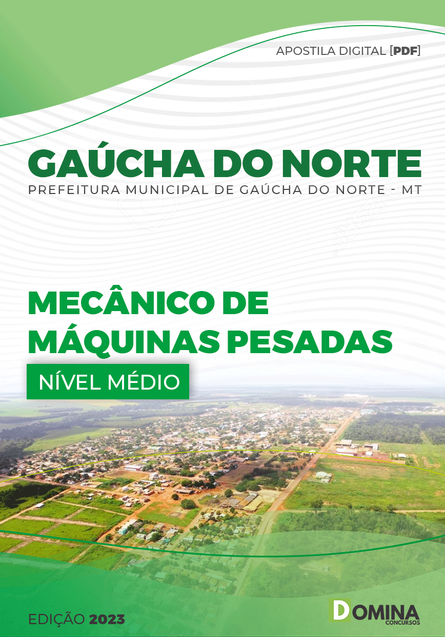 Apostila Pref Gaúcha do Norte MT 2023 Mecânico Máquinas Pesadas