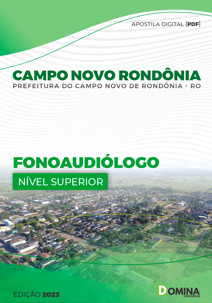Apostila Pref Campo Novo Rondônia RO 2023 Médico