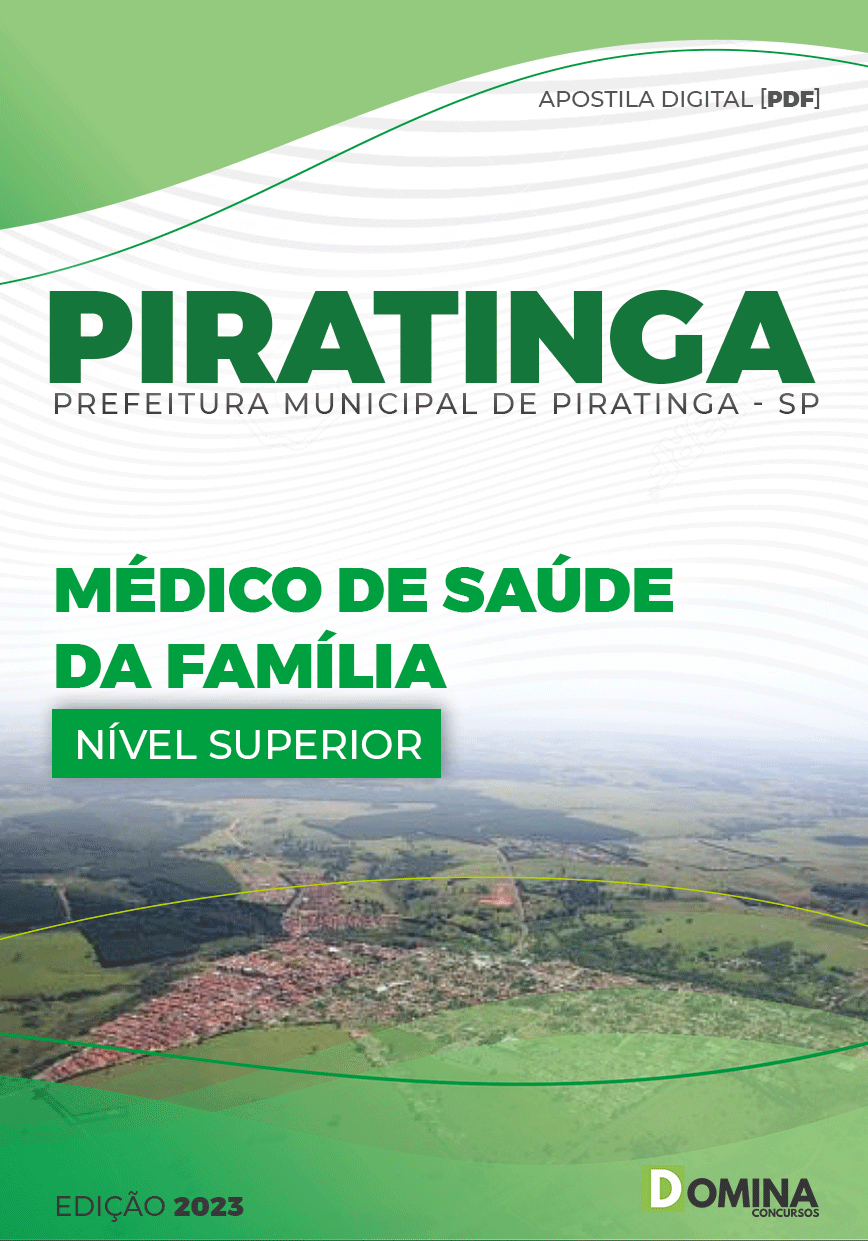 Apostila Digital Pref Piratininga SP 2023 Médico Saúde Família