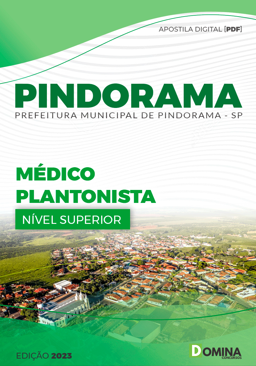 Apostila Concurso Pref Pindorama SP 2023 Médico Plantonista