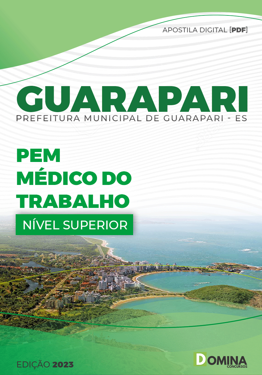 Apostila Digital Pref Guarapari ES 2023 Médico Trabalho