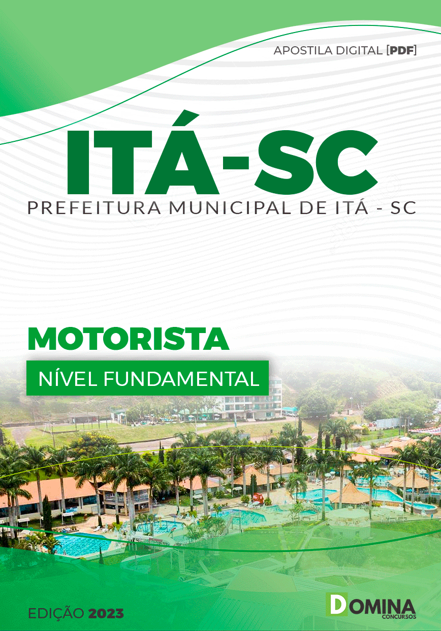 Apostila Digital Concurso Pref Itá SC 2023 Motorista